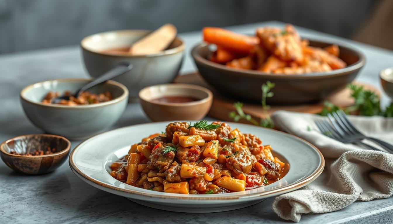 Freshly baked homemade cake in a kitchen setting